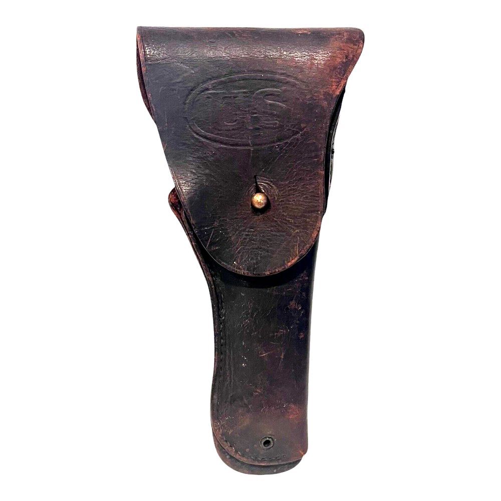 WWII US Airborne Paratrooper M1942 .45 Pistol Hip Holster- Engress Kress‎ Stamp